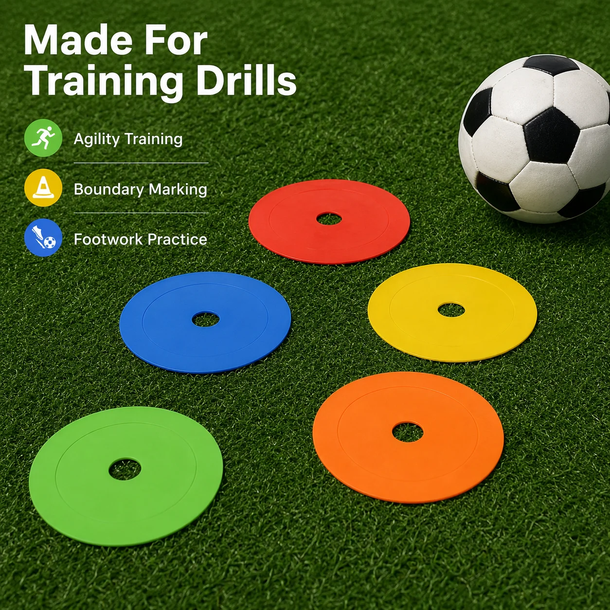 10 Pezzi Dischi Segnaposto Pia - Football Training Cone recensione e prezzo