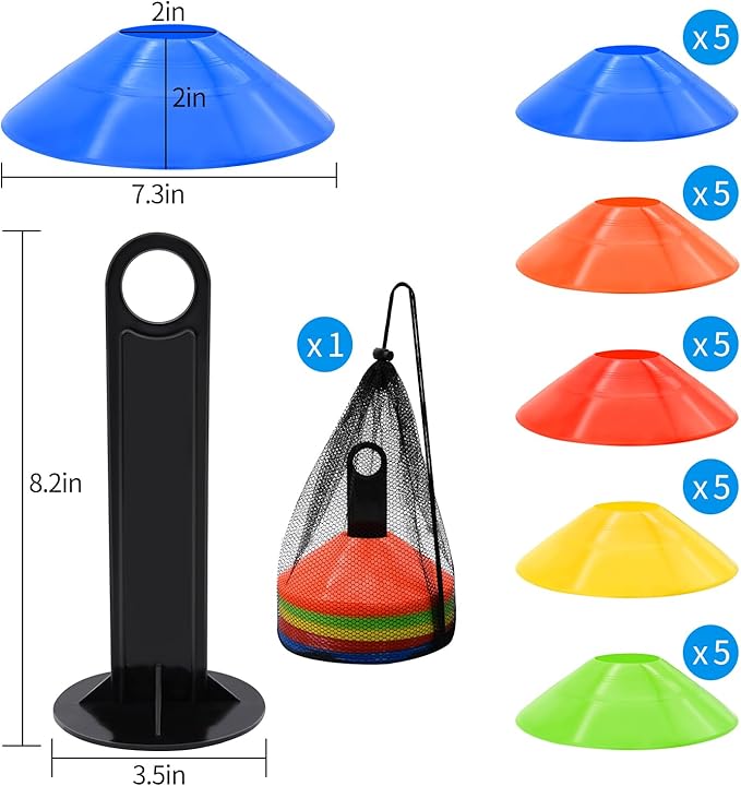 Coni da Allenamento per Calcio - Football Training Cone recensione e prezzo